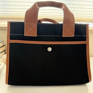 Rue de Verneuil Reporter Small Tote Bag, Black